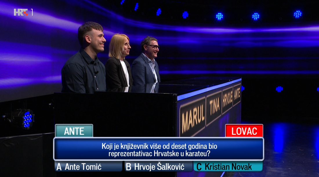 U Potjeri izašlo pitanje o jednom od natjecatelja. Cijeli studio prasnuo u smijeh