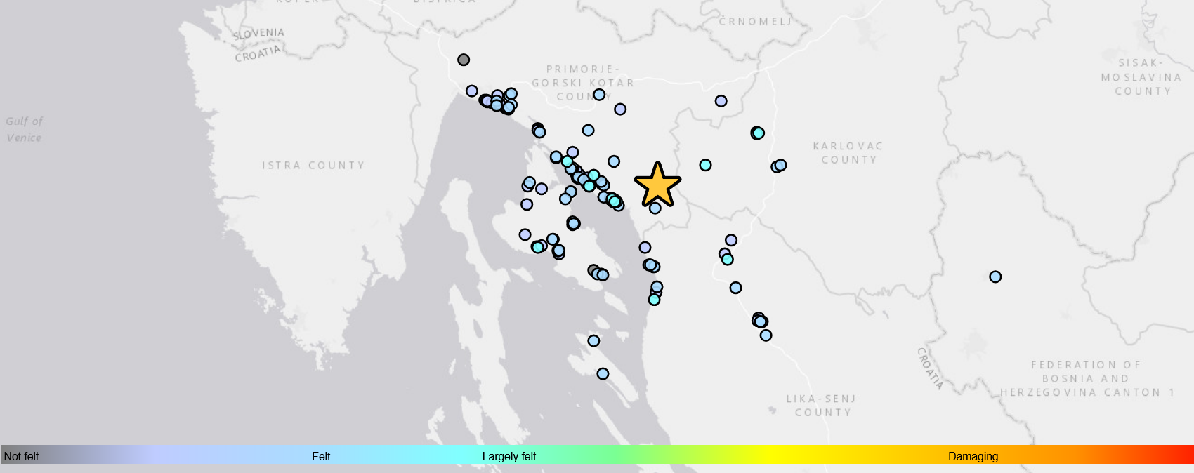 Potres magnitude 3.3 zatresao Kvarner