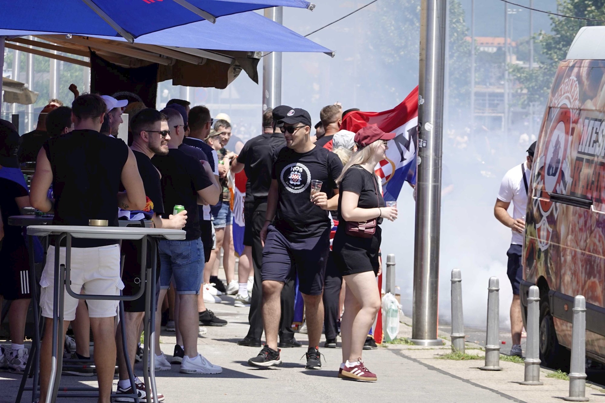 Ovako danas izgleda prostor ispred Nacionalne sveučilišne knjižnice u Zagrebu