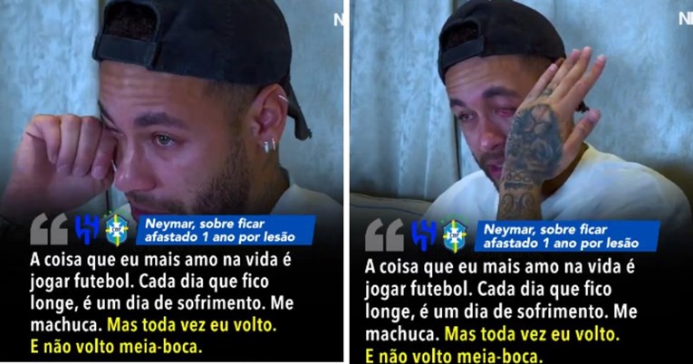 Uplakani Neymar se vraća nakon godinu dana: "Patio sam svaki dan"