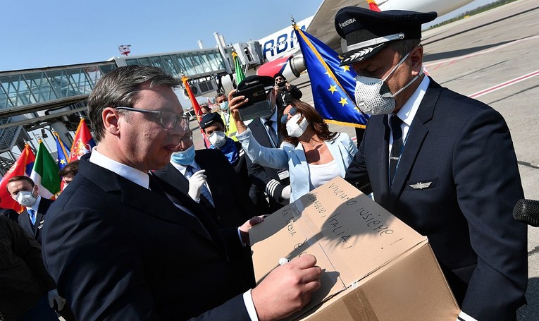 Srbija poslala Italiji četiri aviona s medicinskom opremom