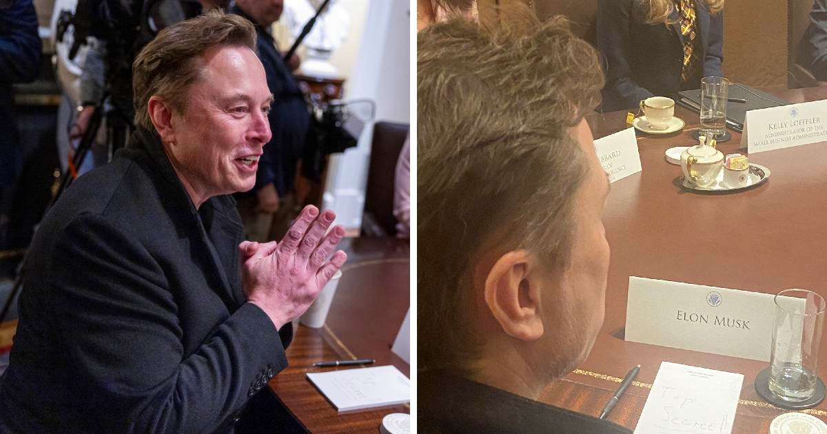 Ljudi sprdaju Muska zbog zapisa koji je napisao u bilježnicu tijekom sastanka