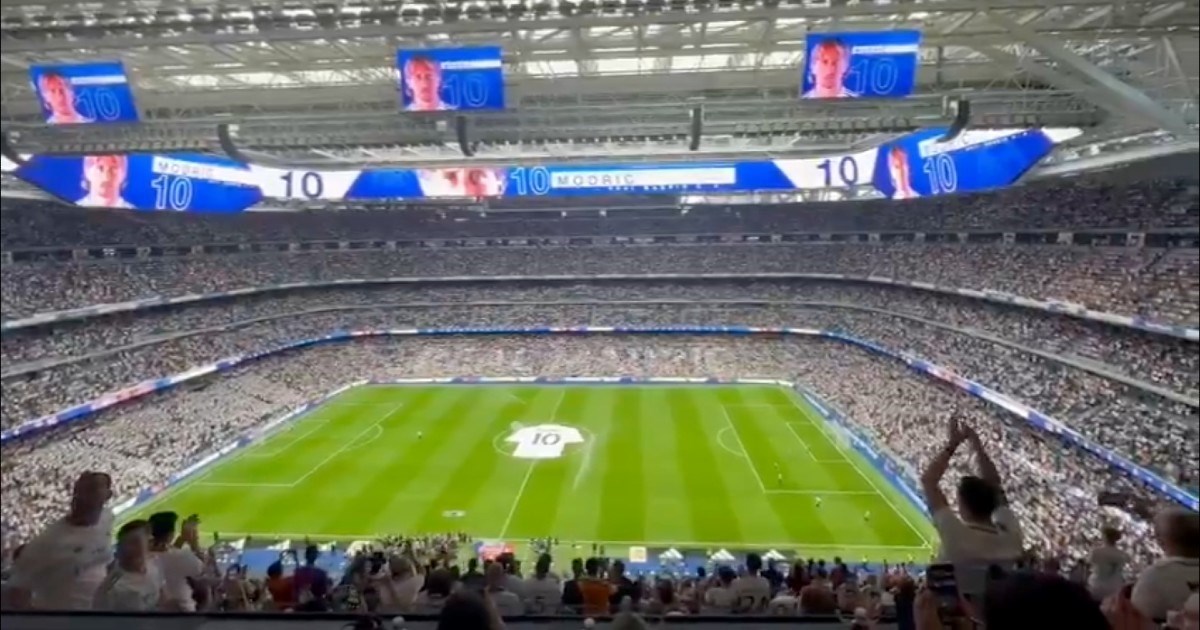 Pogledajte trenutak kad je spiker na Bernabeuu posljednji put pročitao Modrićevo ime