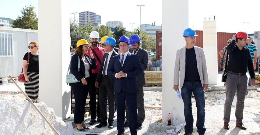 Butković obišao gradilište šibenskog lučkog terminala