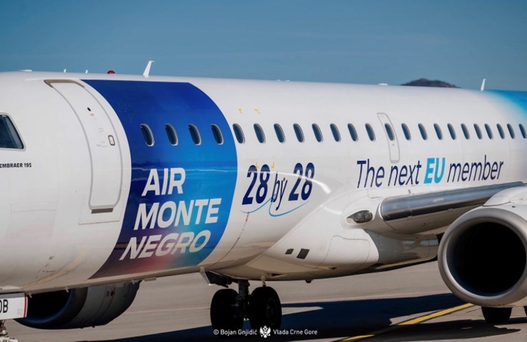 Crna Gora i na zrakoplovima najavljuje svoj ulazak u EU