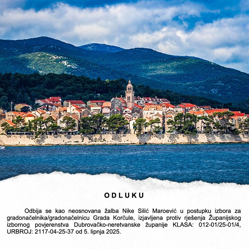 Ustavni sud odlučio u korist HDZ-a u Korčuli. O najbitnijoj optužbi kažu: Nema dokaza