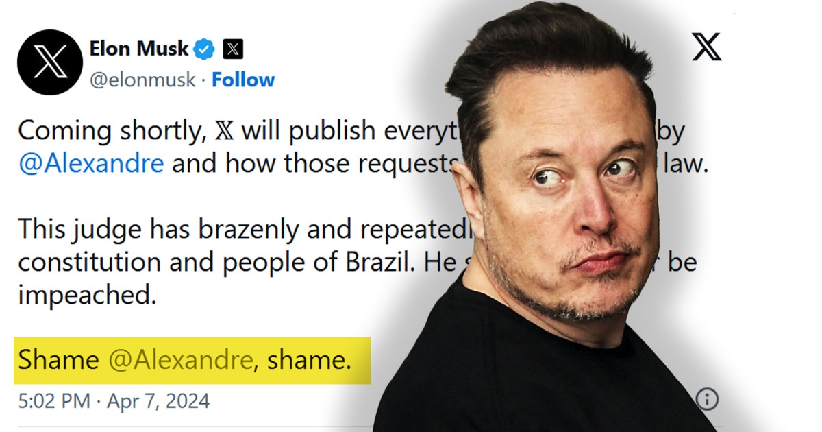 Brazilski sudac pokrenuo istragu protiv Muska. Musk: Zašto to radite?