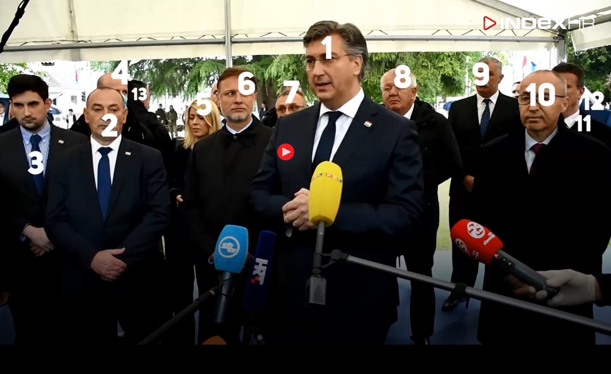 VIDEO Pogledajte kako državni vrh na čelu s Plenkovićem i Njonjom krši mjere distance