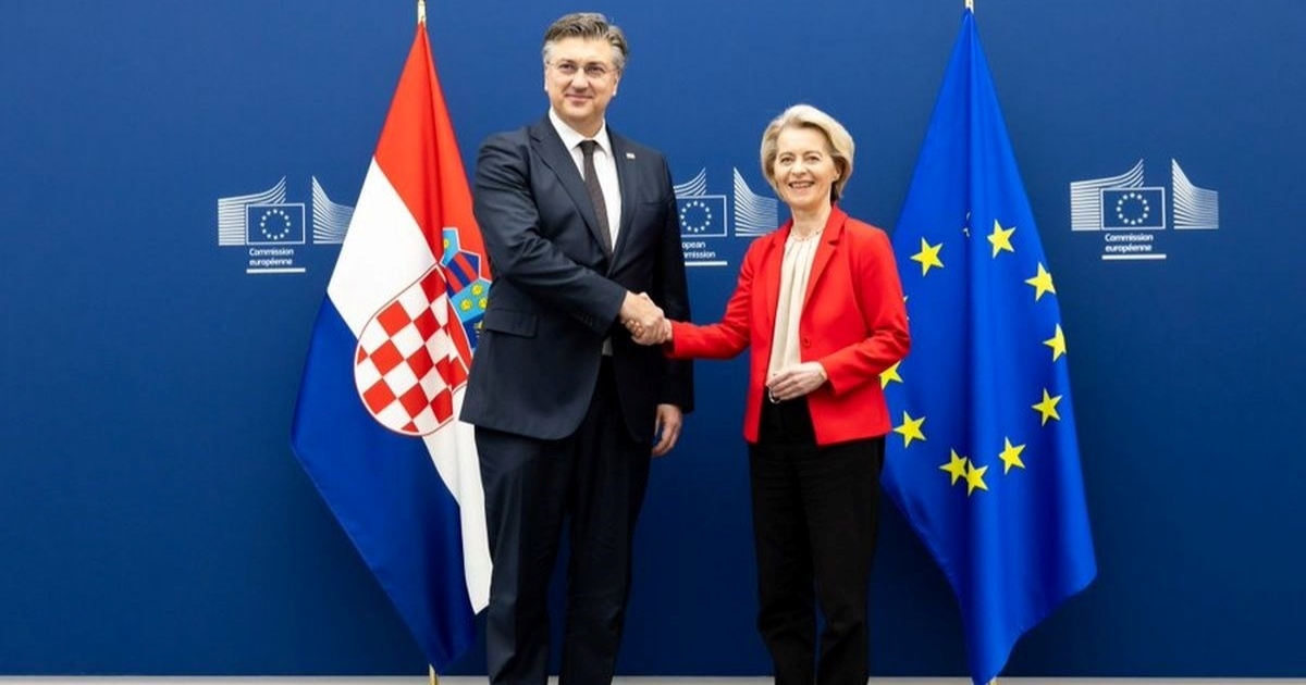 Plenković se sastao s Von der Leyen