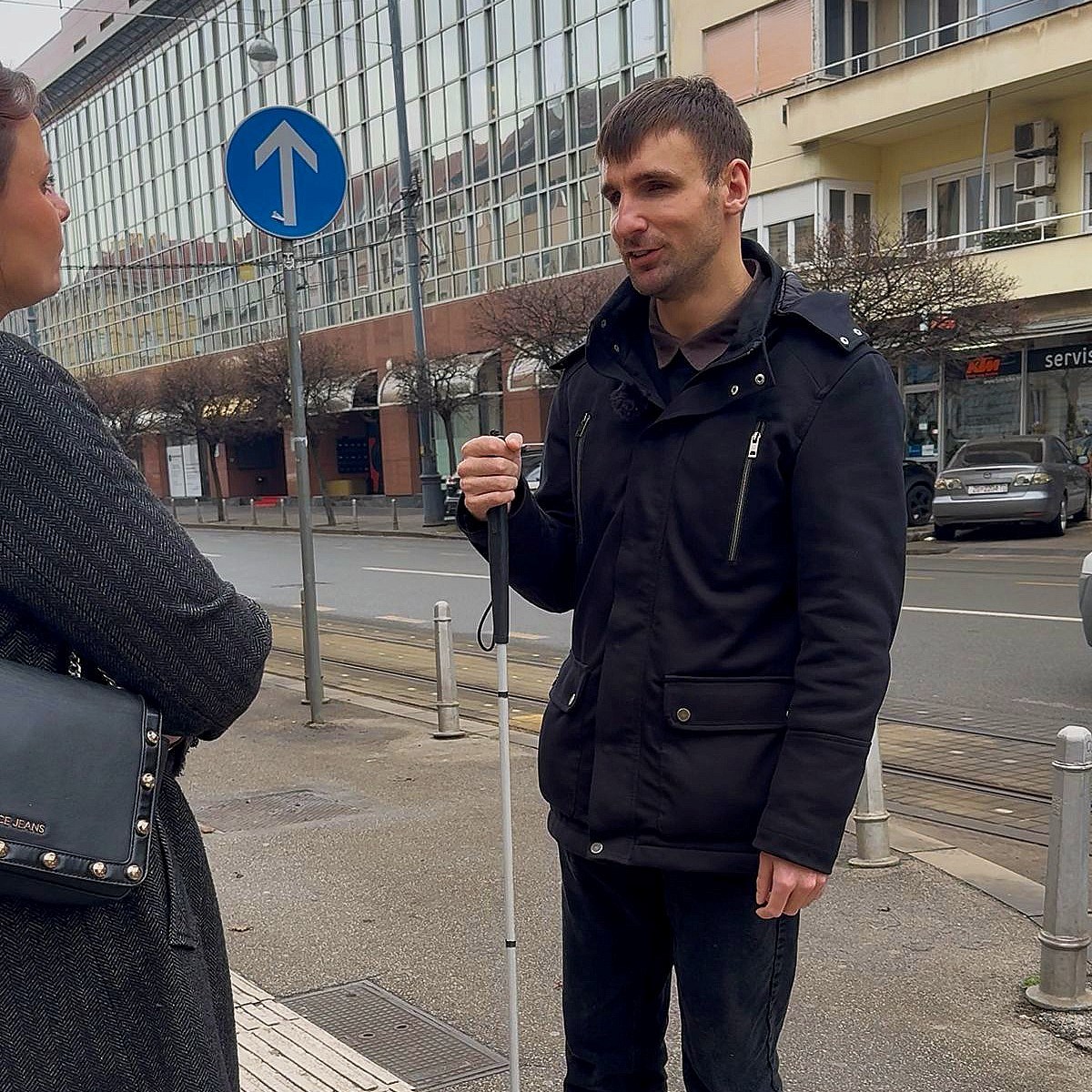 Martin (28) je slijep i odlično se snalazi po centru Zagreba. Pokazao nam je kako