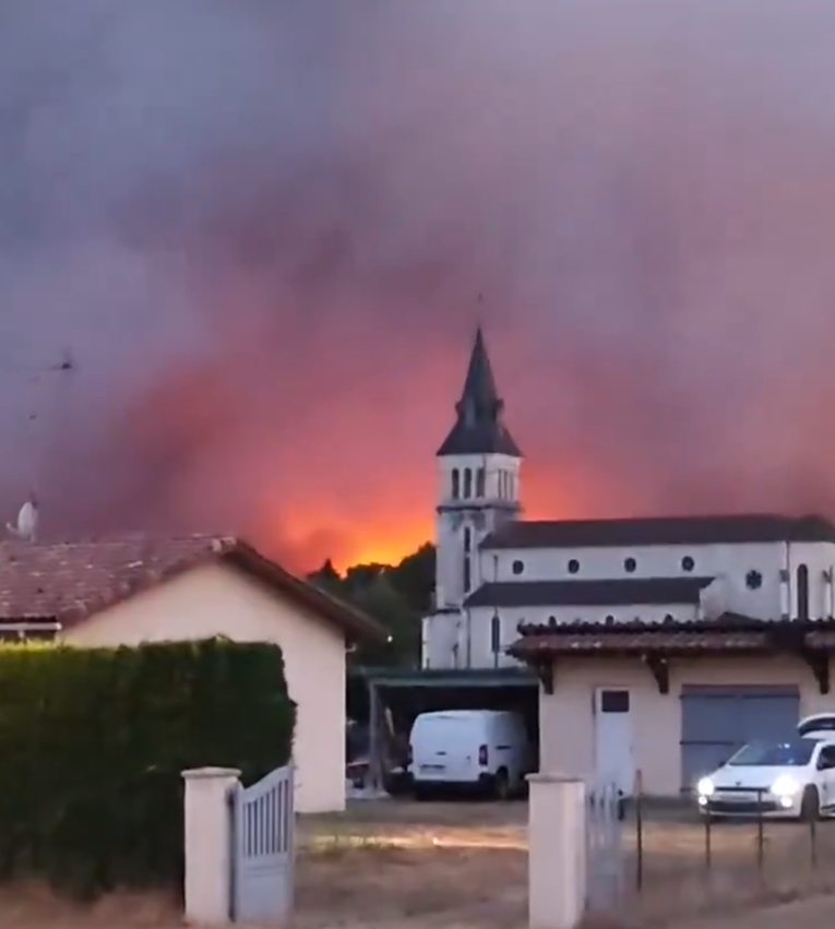 VIDEO Stotine evakuirane zbog novog požara u Francuskoj, vatra se brzo širi