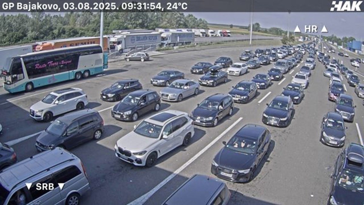 Kolona na Bajakovu je 5 kilometara