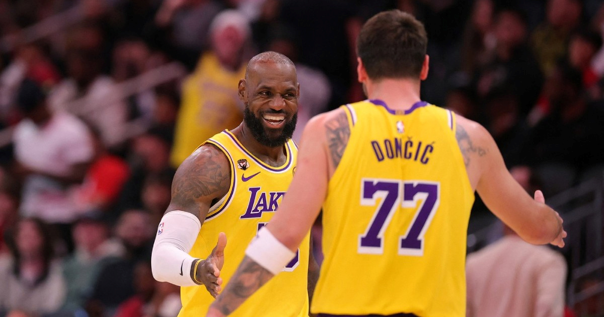 Dončić i LeBron nezaustavljivi. Zajedno ubacili više od pola poena u pobjedi Lakersa