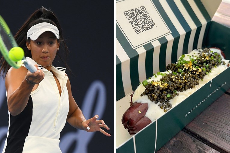 Tenisačica probala hot dog od 100 dolara. Pogledajte njenu reakciju