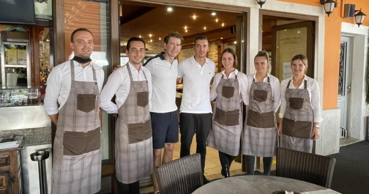 Sebastian Kurz ljetuje u Hrvatskoj, osoblje restorana zamolio da skine maske