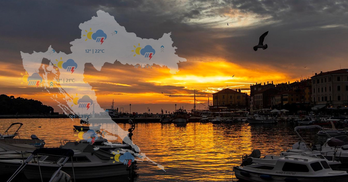 Danas još sunčano i toplo, sutra kiša s grmljavinom