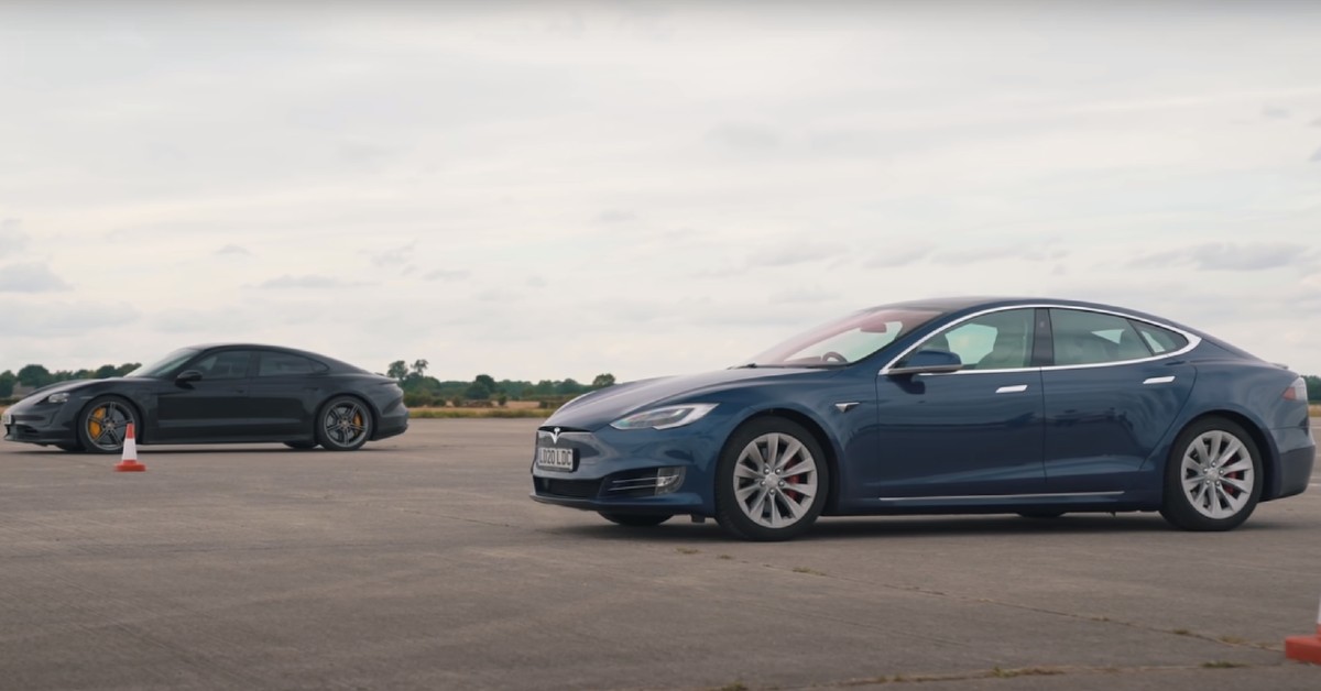 VIDEO Dvoboj milenija: Tesla Model S vs Porsche Taycan