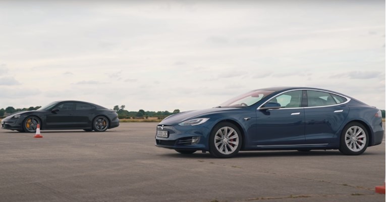 VIDEO Dvoboj milenija: Tesla Model S vs Porsche Taycan