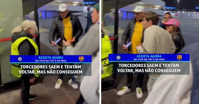 VIDEO Fanovi Intera pokušali se vratiti na stadion za produžetke. Odbili su ih