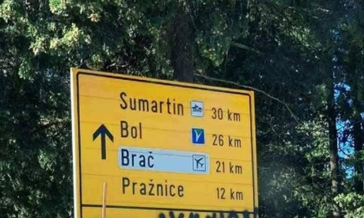 Nakon još 9 zaraženih na bračkim tablama osvanuo neobičan natpis