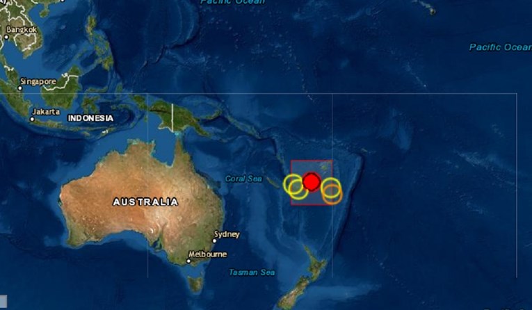 Potres magnitude 7.2 kod otoka u Tihom oceanu