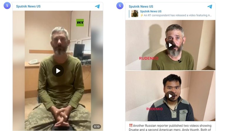 Rusi objavili snimke zarobljenih Amerikanaca