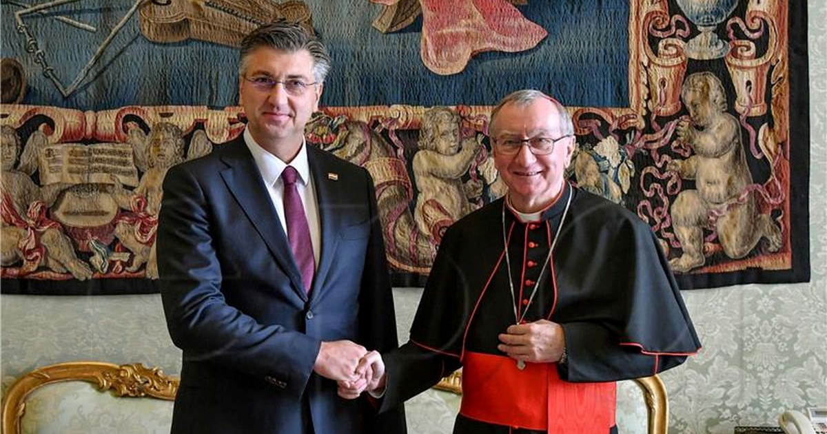 Plenković kod državnog tajnika Vatikana. Razgovarali o stanju u BiH