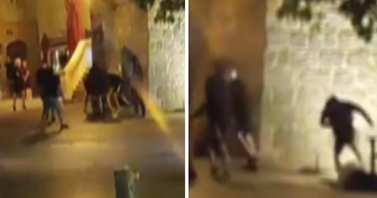 Skupina u crnim hudicama pretukla mladića na Krku, sve je snimljeno