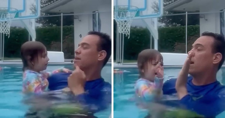 Djevojčica pokušala poljubiti trenera, on joj nježno pokazao gdje je granica