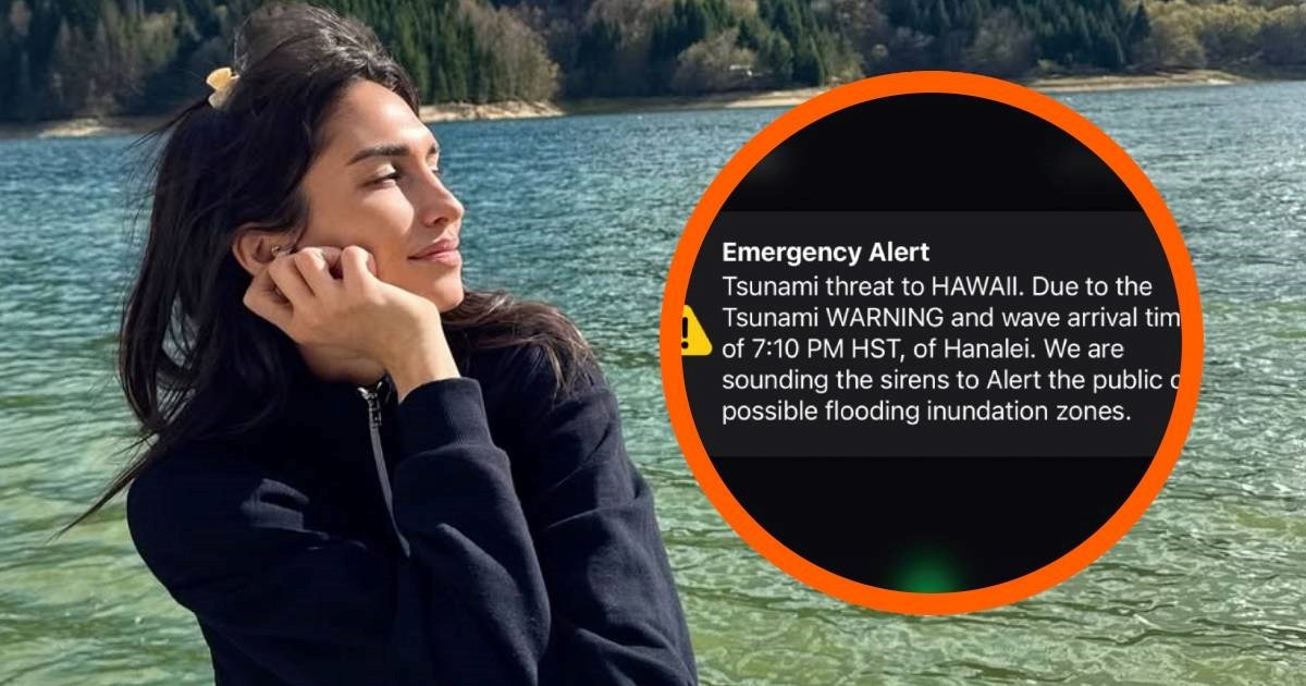 Srpska glumica trenutno je na Havajima, stiglo joj upozorenje na opasnost