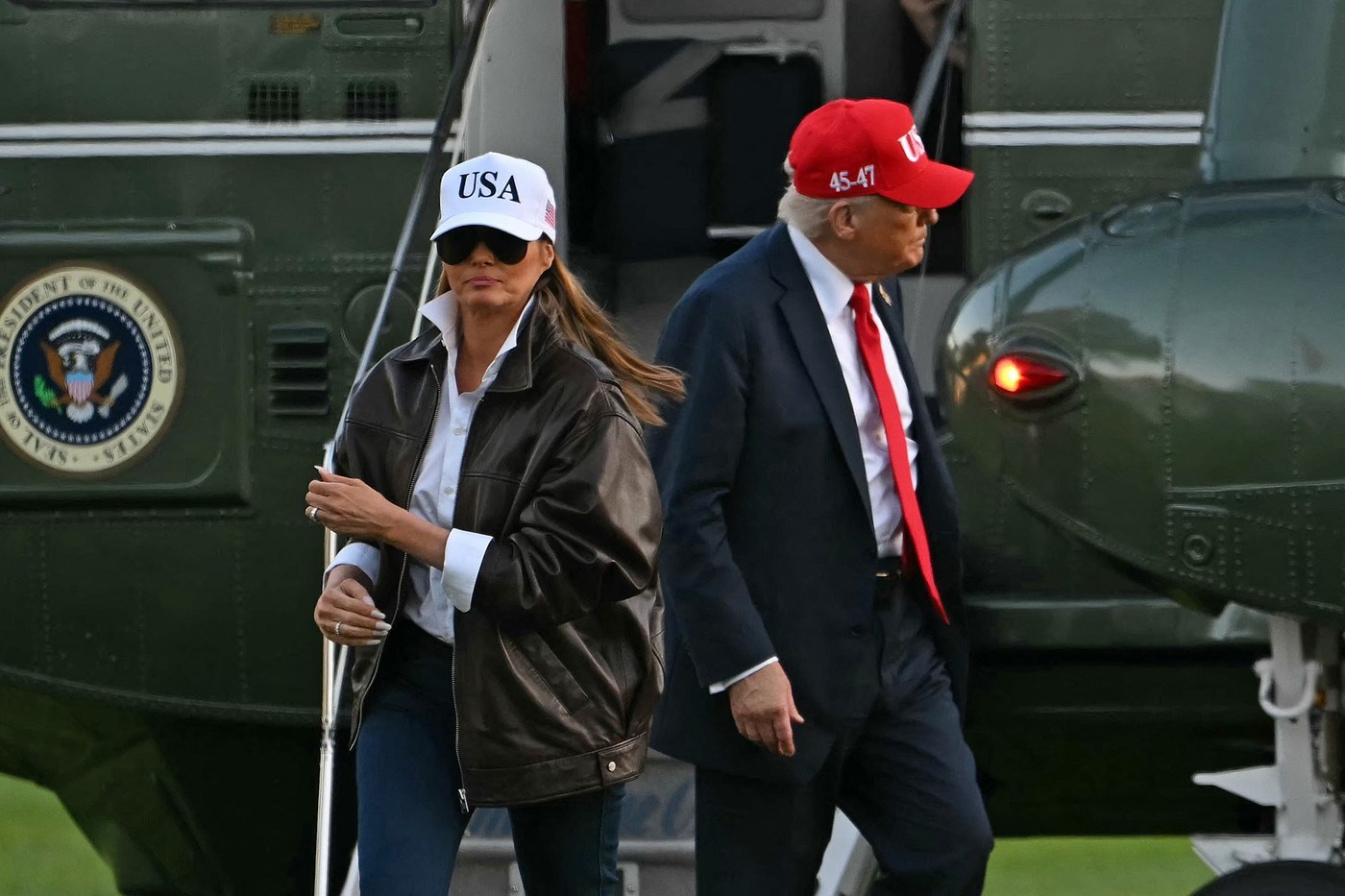 Melania Trump u "Top Gun izdanju" posjetila američku pomorsku bazu