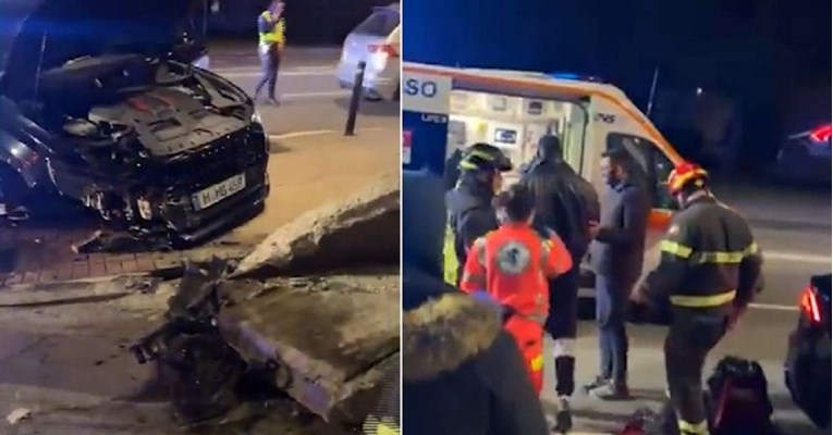 VIDEO Balotelli potpuno razbio auto. Odbio alkotest i odšepao do kola hitne pomoći