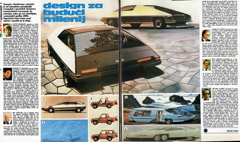 Kako su vodeći dizajneri prije 40 godina zamišljali automobil budućnosti