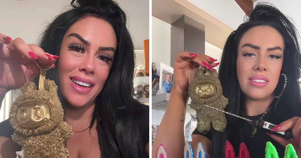 Tvrdi da ima Labubu igračku od zlata, ljudi umiru od smijeha na njezine dokaze