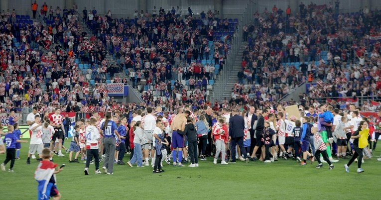 HNS čeka kazna zbog utrčavanja navijača na teren nakon pobjede protiv Češke