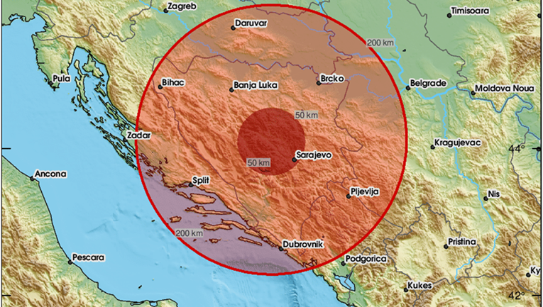 Potres jačine 2.7 pogodio BiH