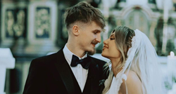 Tin Jedvaj i Dina Dragija objavili dosad neviđene fotografije s vjenčanja