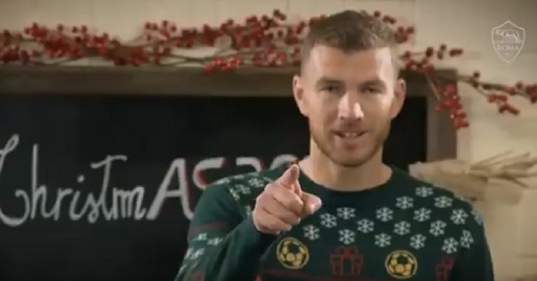 Edin Džeko u ime Rome iz Sarajeva čestitao navijačima Božić