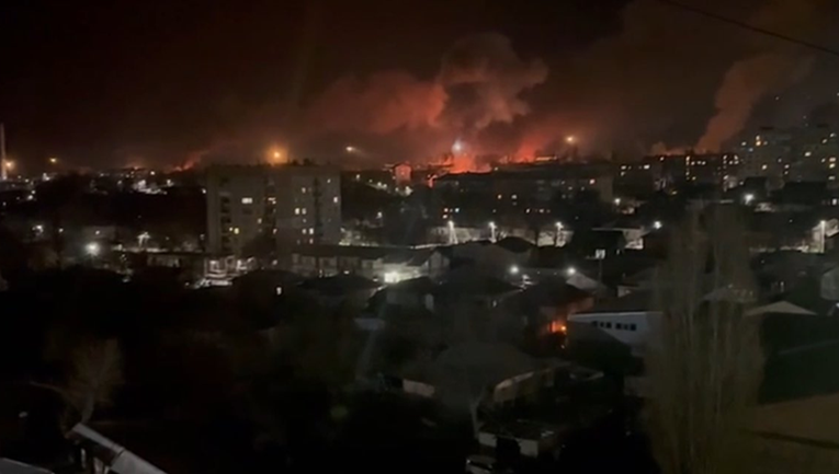 VIDEO Rusija izvela jedan od najvećih napada dronovima na ukrajinski grad