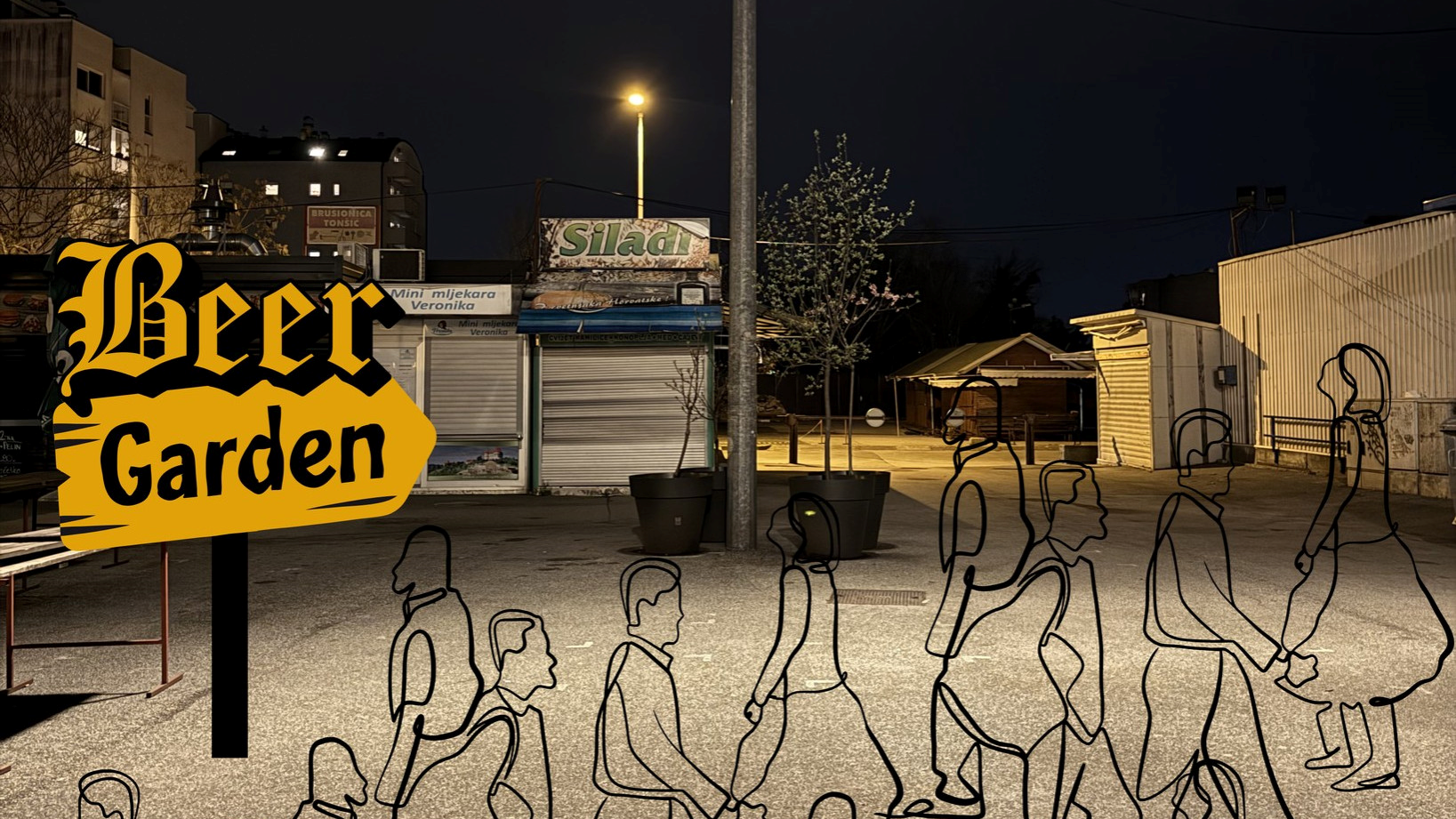 Trešnjevački plac postaje nova špica - za afterwork i večernja druženja