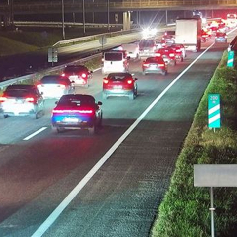 Prometna na A1. Kolona duga 6 km