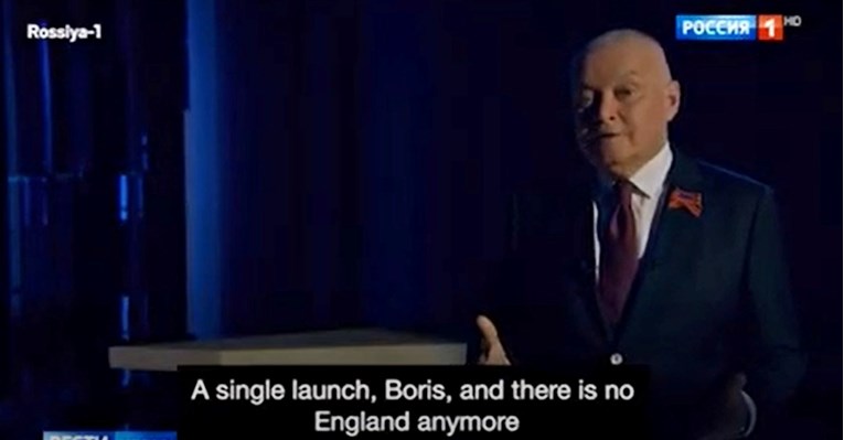 VIDEO Putinov voditelj objavio simulaciju uništenja Britanije raketom Sotona 2