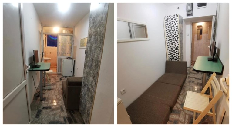 Netko u Srbiji iznajmljuje stan koji izgleda kao hodnik. Najamnina je 200 eura