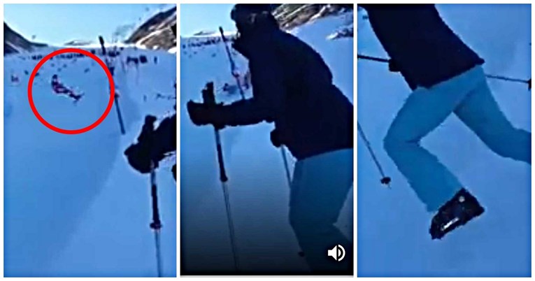 VIDEO Austrijski skijaš pokosio reportera HRT-a na stazi