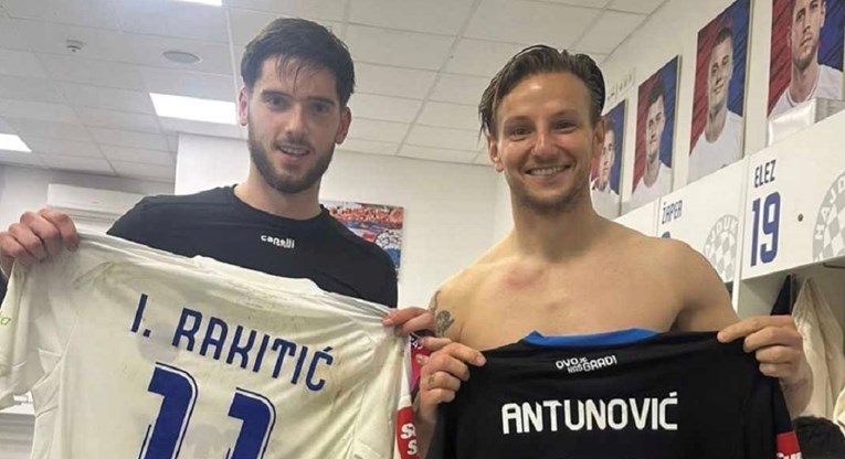 Poljud ga je dočekao pljeskom iako je igrao za goste. Zatim mu je Rakitić dao dres