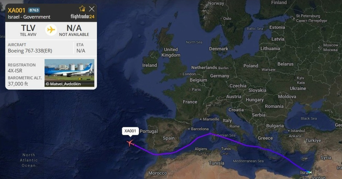 FOTO Pogledajte rutu kojom je Netanyahu letio u SAD