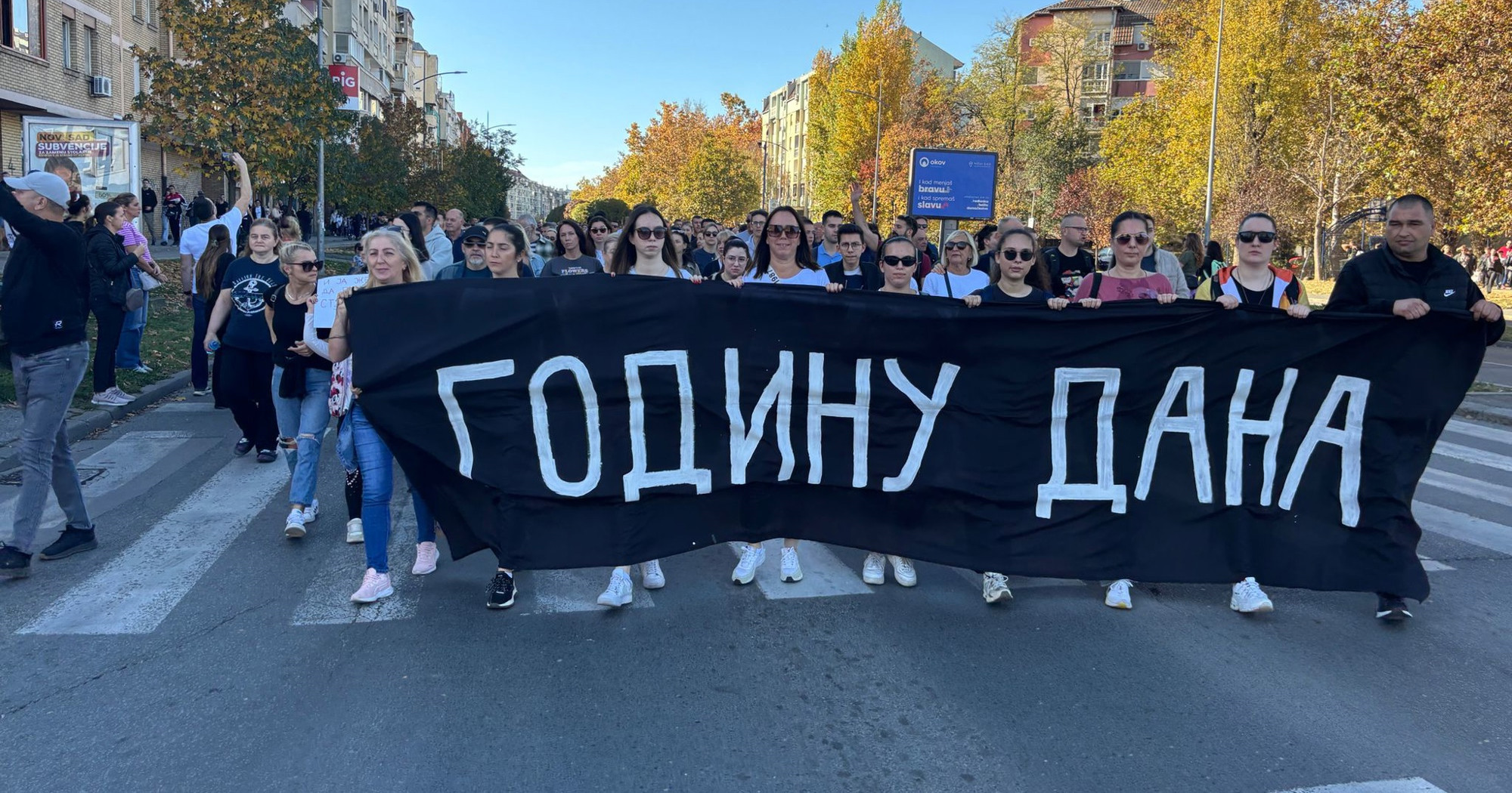 Veliki skup u Novom Sadu. Srpska policija iznijela procjenu koliko je bilo ljudi