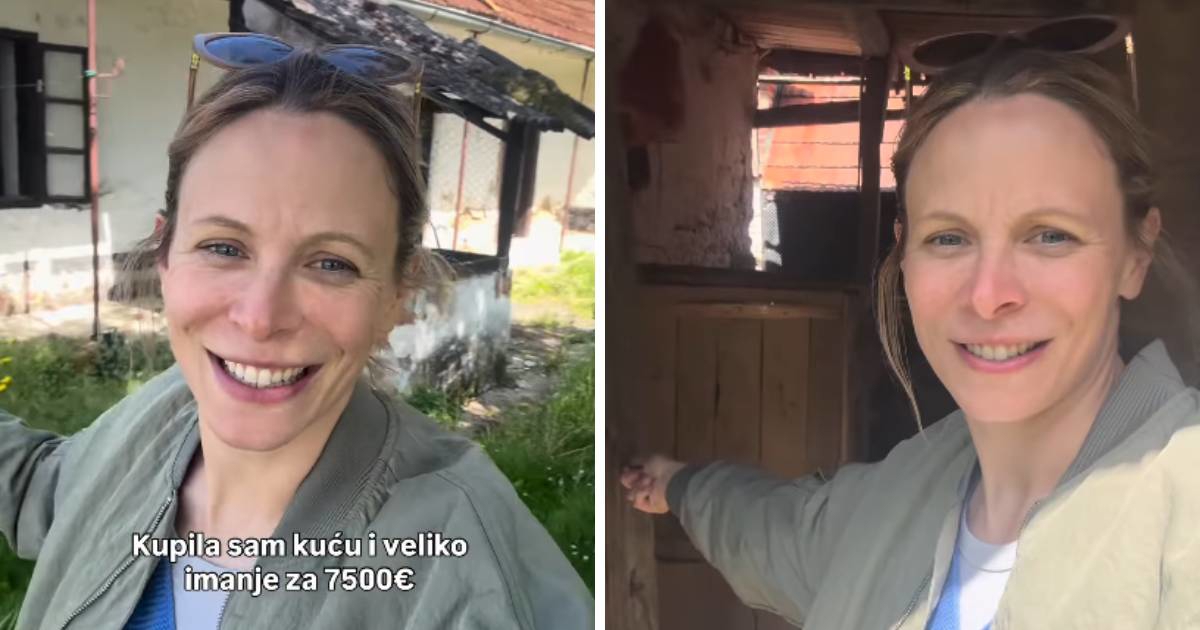 VIDEO Zagrebačka influencerica kupila kuću i imanje od 1500 kvadrata za 7500 eura