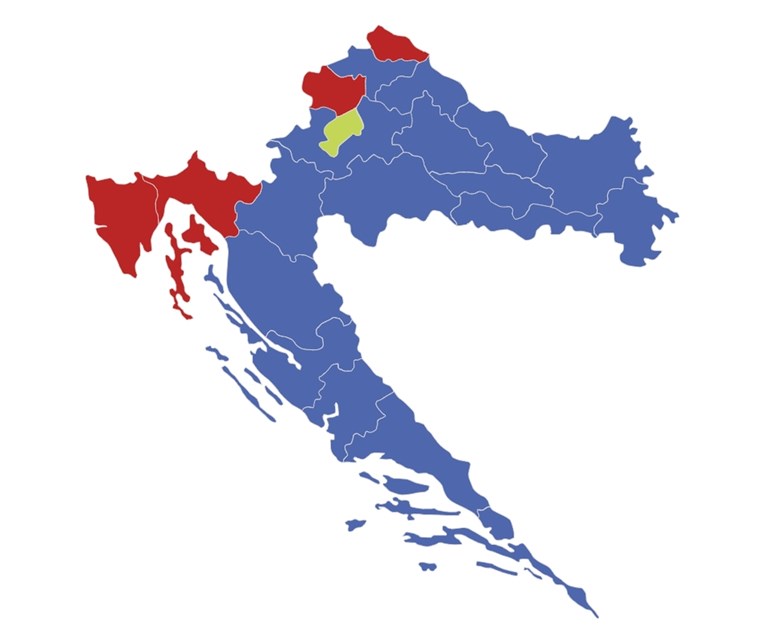 HDZ u prvom krugu slavio u čak 16 županija