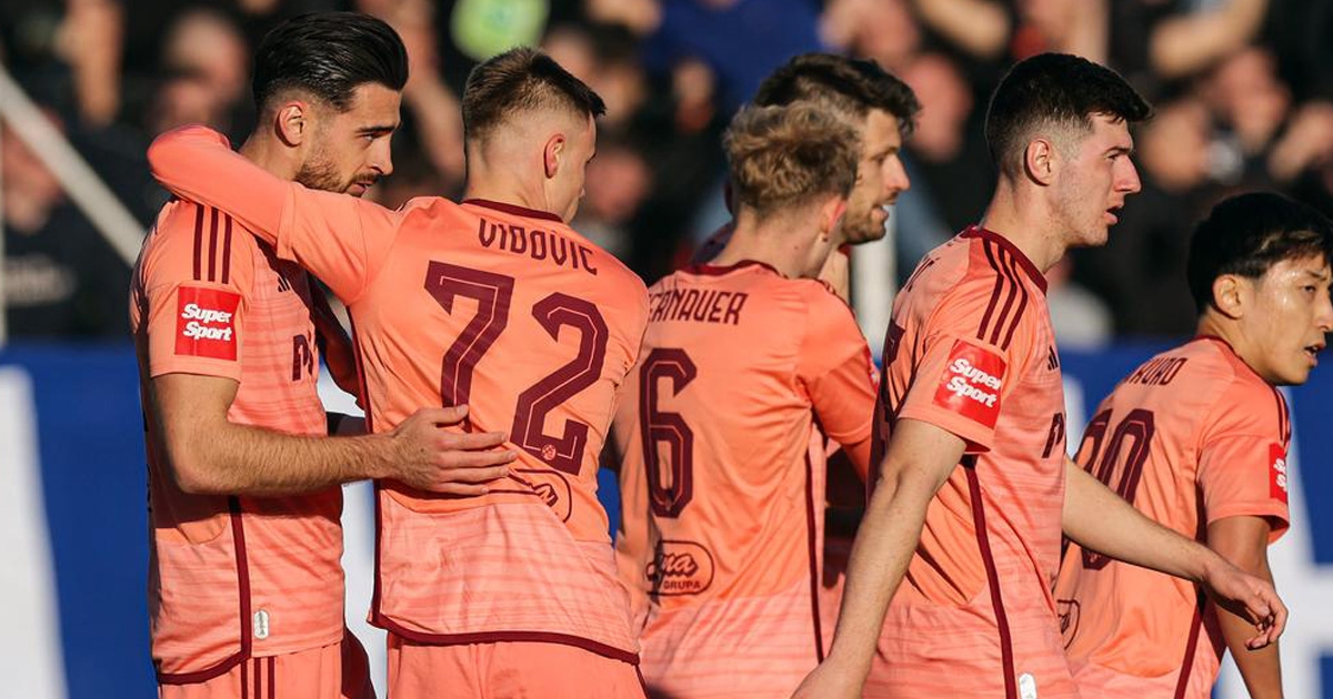 VARAŽDIN - DINAMO 0:1 Vidović golčinom odveo Dinamo na prvo mjesto